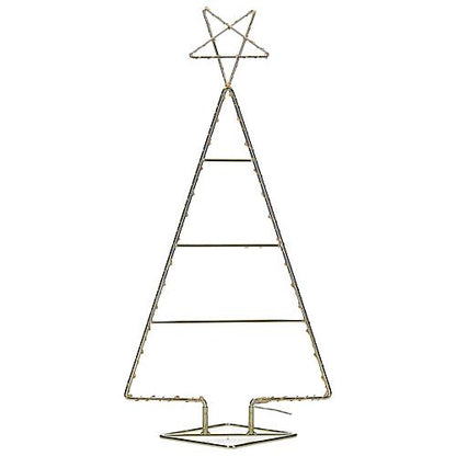 LED Metallweihnachtsbaum messingfarben 1790-880