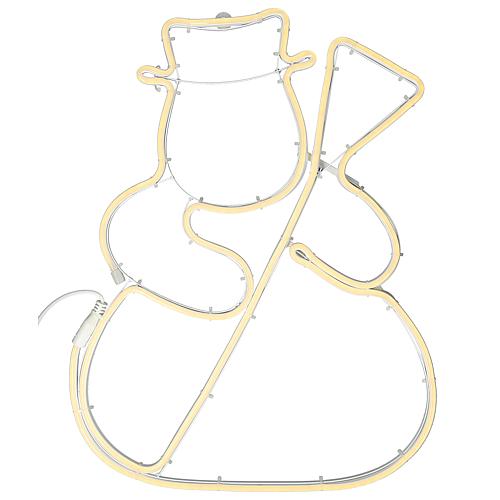 LED Schlauchsilhouette Schneemann 3099-102