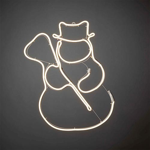 LED Schlauchsilhouette Schneemann 3099-102