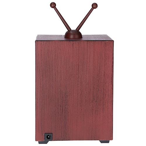 LED Fernseher mit Weihnachtsmann und Kind 4372-000