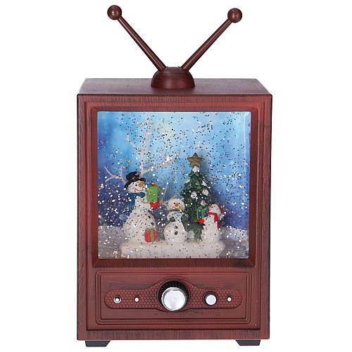LED Fernseher mit 3 Schneemännern 4373-000