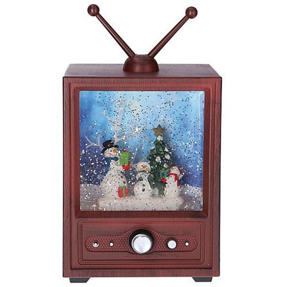 LED Fernseher mit 3 Schneemännern 4373-000