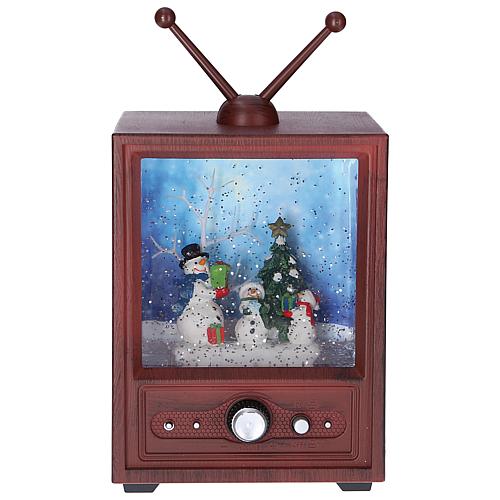 LED Fernseher mit 3 Schneemännern 4373-000
