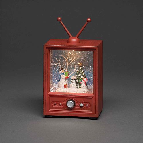 LED Fernseher mit 3 Schneemännern 4373-000