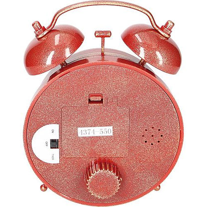 LED Wecker mit Schneemann und Zug 4374-550