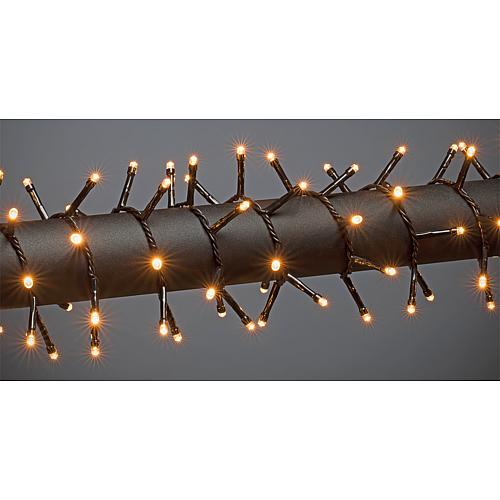 Micro LED Lichterkette 'Cluster' 200 bernst. LED 3875-800