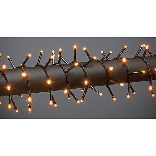 Micro LED Lichterkette 'Cluster' 600 bernst. LED 3877-800