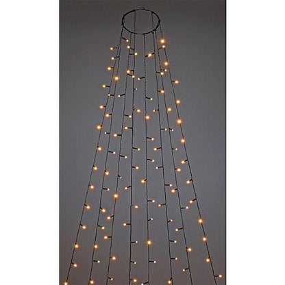 LED Baummantel gefrostet 400 bernsteinf. LED außen 6395-820
