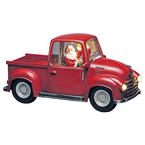LED Pick-up mit Weihnachtsmann 4384-550