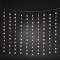 LED Lichtervorhang mit Sternen 120 ww LED 3703-103