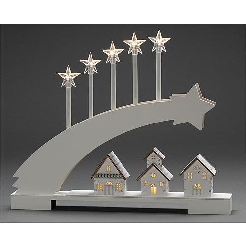 LED Holzsilhouette 'Komet' 3284-210