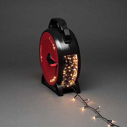 Micro LED Lichterkette mit Kabelaufroller