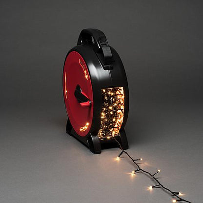 Micro LED Lichterkette mit Kabelaufroller