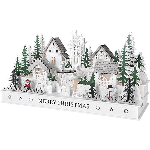 LED Holzsilhouette 'Dorf' 3265-210