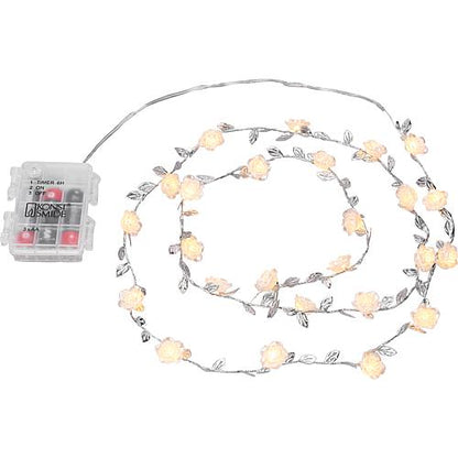 LED Dekolichterkette 'Rosen' 3212-303