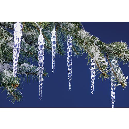 EGB LED-Eiszapfen-Lichterkette 40 Zapfen weiße LED 4027236043409