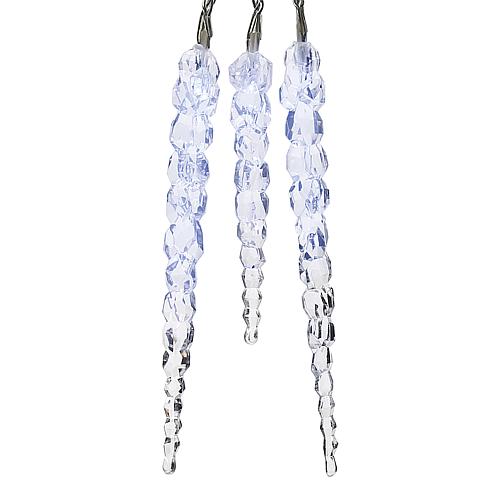 EGB LED-Eiszapfen-Lichterkette 40 Zapfen weiße LED 4027236043409