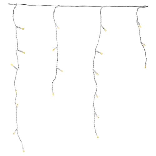EGB LED-Eisregen-Lichterkette 180 LED transp.Kabel 4027236043485