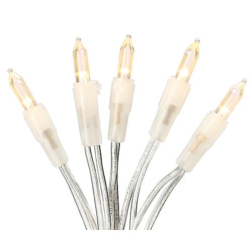 ***EGB LED-Lichterkette 35 LEDs transparent/warmw.