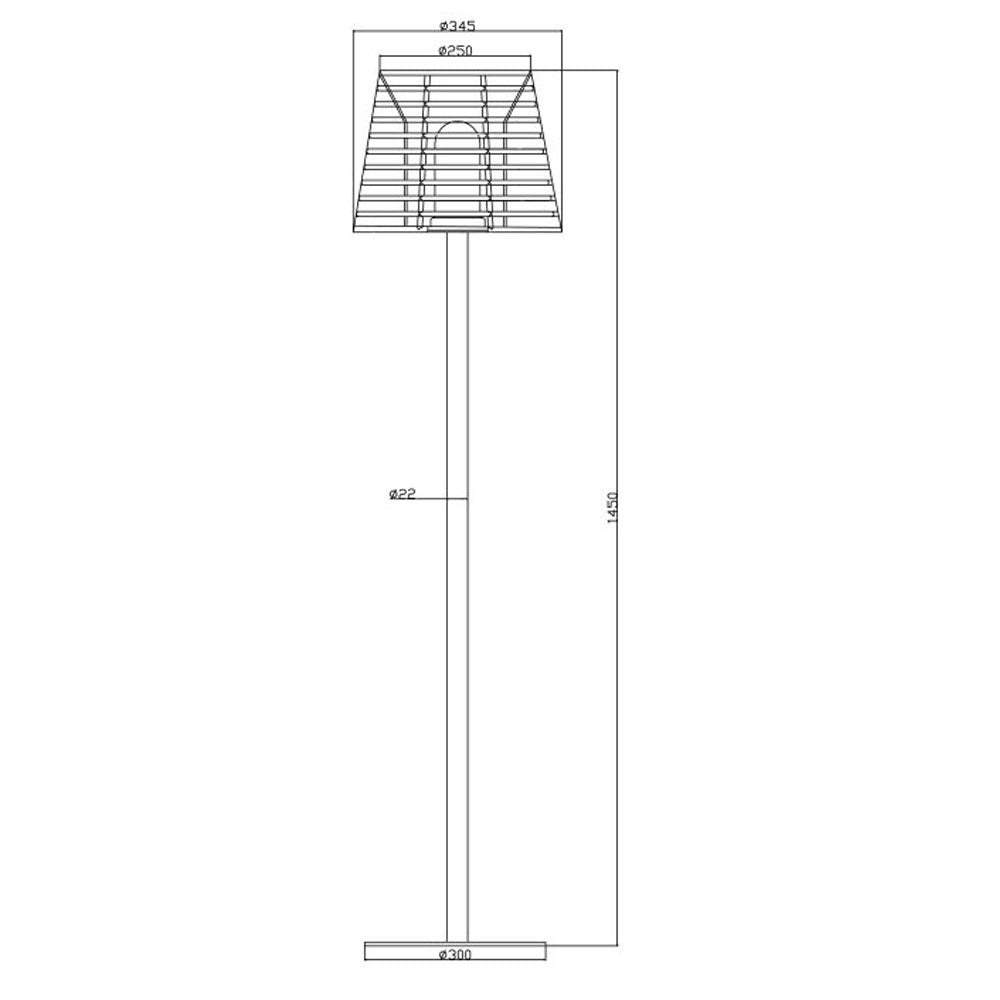 Stehleuchte Velorum schwarz LED Stehlampe 145 cm Außenleuchte E27 Kunststoff IP44