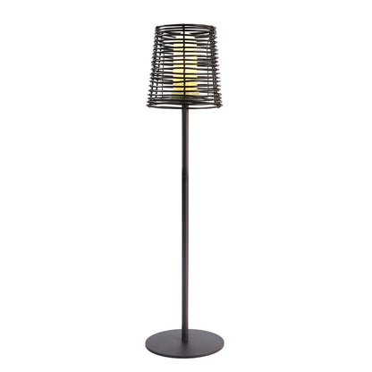 Stehleuchte Velorum schwarz LED Stehlampe 145 cm Außenleuchte E27 Kunststoff IP44