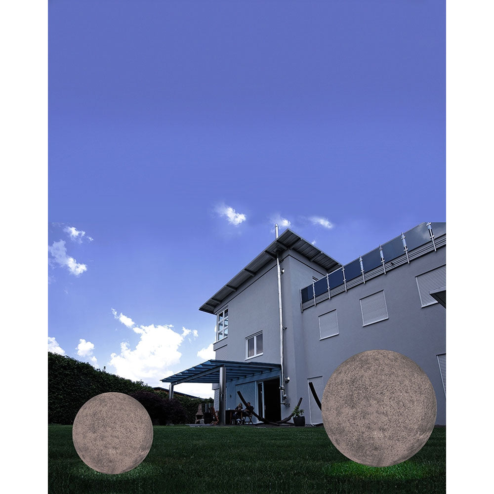 Deko-Light Kugelleuchte Granit 38  grau Granikoptik