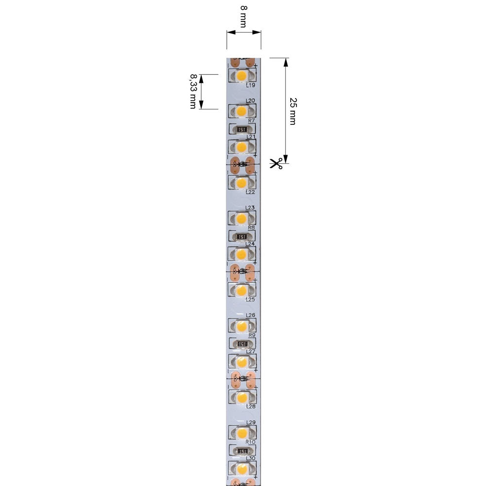 Deko-Light 3528-120-12V-6500K-3m 25W Weiß