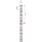 Deko-Light 3528-120-12V-3000K+6500K-5m 38W Weiß