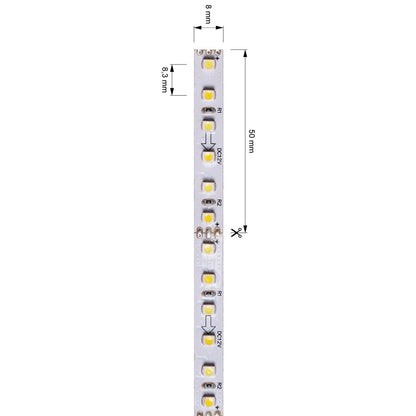 Deko-Light 3528-120-12V-3000K+6500K-5m 38W Weiß