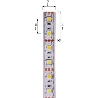 Deko-Light 5050-60-12V-3000K+6500K-5m 50W Weiß