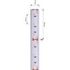 Deko-Light 2835-60-12V-3000K-5m-Silikon 50W Weiß