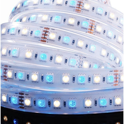Deko-Light 5050-96-24V-RGB+2800K-5m-Silikon 65W Weiß