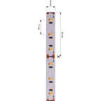 Deko-Light 2835-60-12V-2700K-5m-Silikon 50W Weiß