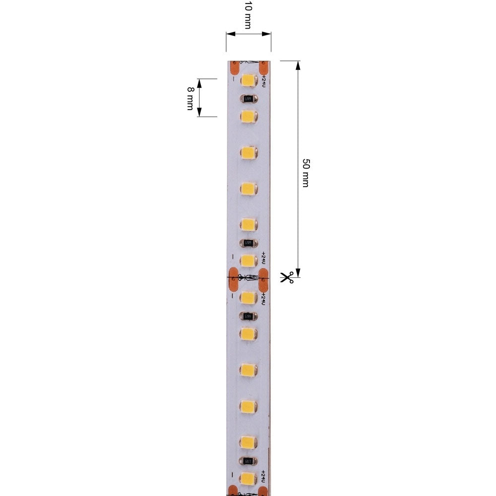 Deko-Light 2835-120-24V-2700K-5m 100W Weiß