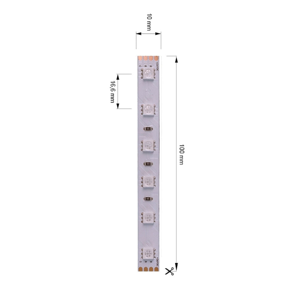 Deko-Light LED-Lichtband 5050 24V 12W/m 400lm/m RGB L: 500cm