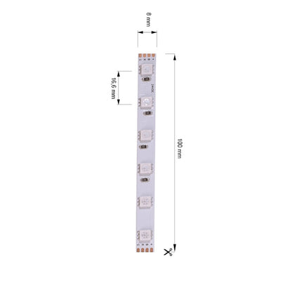 Deko-Light 5050-60-24V-RGB-5m-Nano 62W Weiß