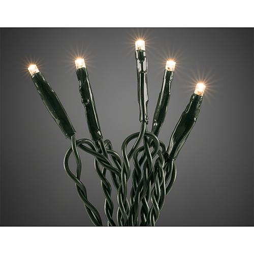 Micro LED-Lichterkette 35 flg. ww, grünes Kabel6352-120