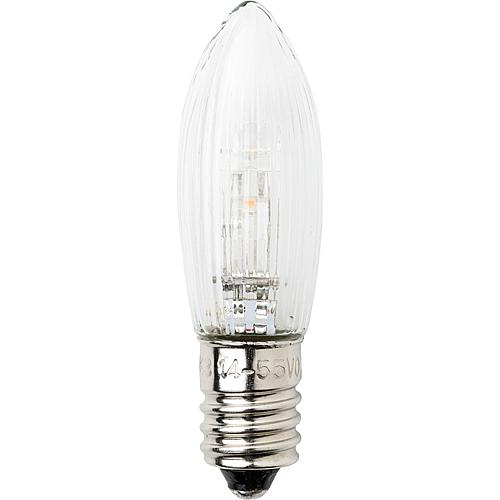 LED Ersatzbirne 24V 0,3W E10 ww