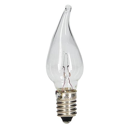 Ersatzbirne gedrehte Spitze klar 12V 3W E10