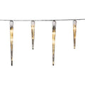 LED Eiszapfen-Lichtervorhang außen 16 Zapfen2746-802