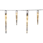 LED Eiszapfen-Lichtervorhang außen 16 Zapfen2746-802