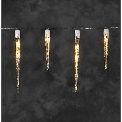 LED Eiszapfen-Lichtervorhang außen 16 Zapfen2746-802