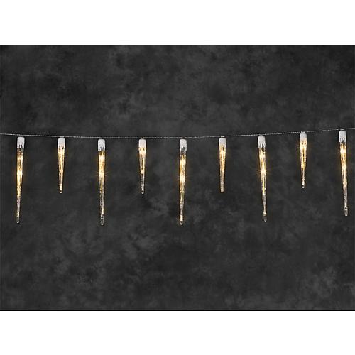 LED Eiszapfen-Lichtervorhang außen 16 Zapfen2746-802