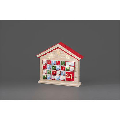 LED Holzadventskalender 2819-100