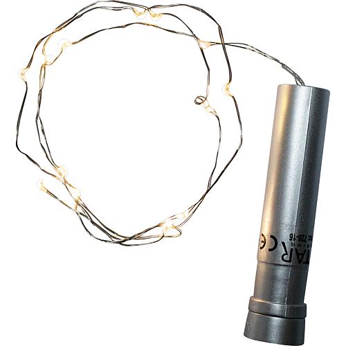 LED-Draht-Lichterkette 'Dew Drops' 40 ww LED silberfarben 728-04