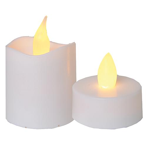 LED-Kerzenset 'Packy' 16tlg 067-32
