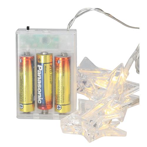 LED-Lichterkette 'Clippy Sterne' 729-12