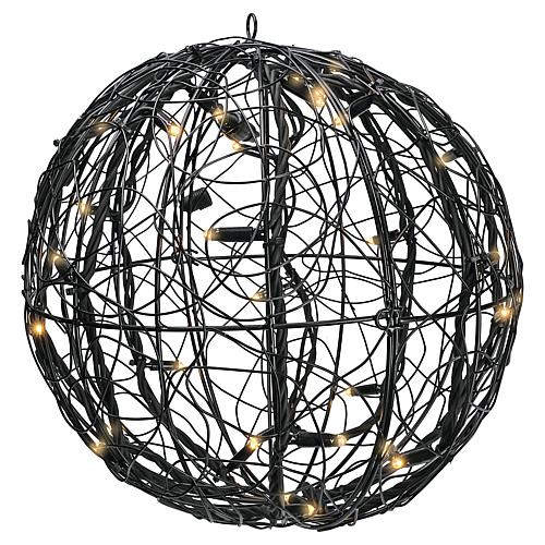 System LED 'Kugel' schwarz 465-97
