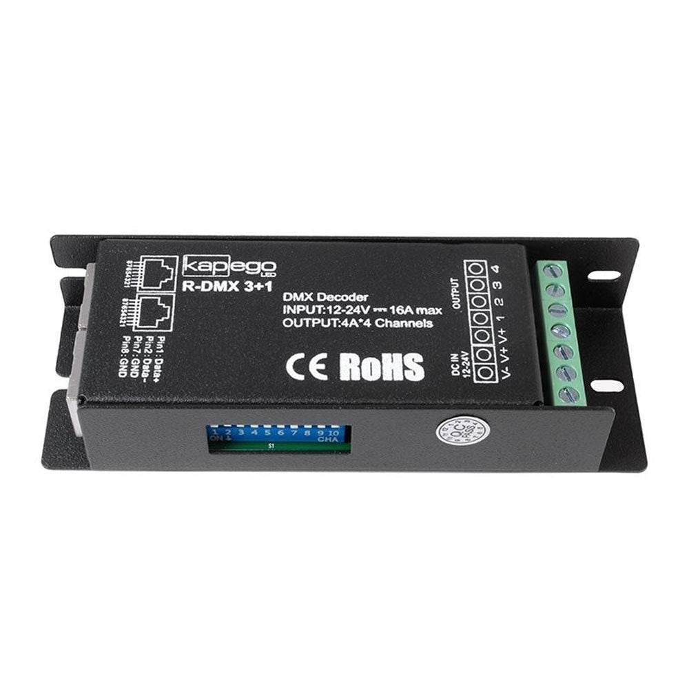 Deko-Light Dimmer R-DMX 3+1  Schwarz