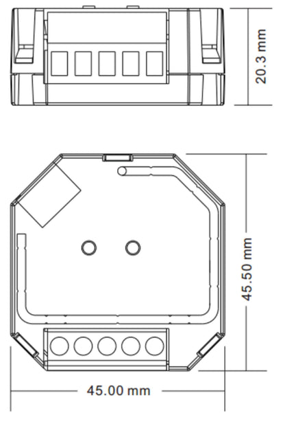 Deko-Light DALI, Triac-Dimmer, 100-240V, 400W, IP20